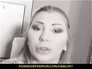 HER confine - obscene blonde inserted in gaped booty
